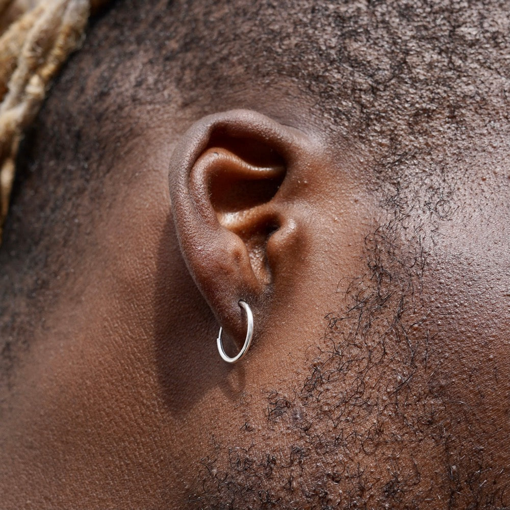 Gold Earrings Men Hoop | Big Round Earrings Men | Ear Accessories Jewellery  - Big - Aliexpress